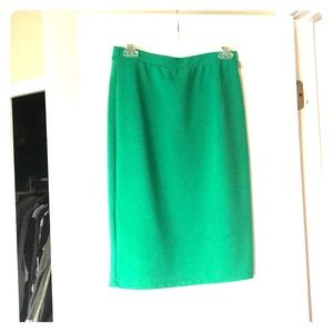 Green skirt